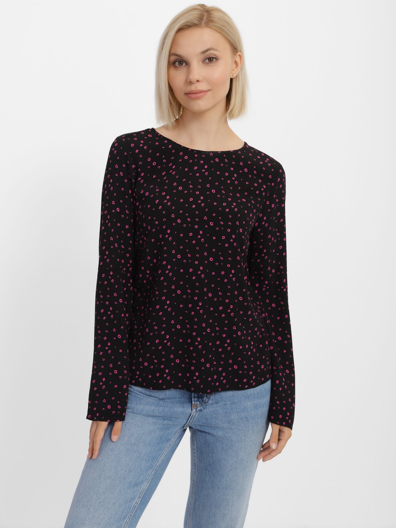 Сорочки Tom Tailor модель 1007079.XX.71_чорний комб. Сорочки Tom Tailor модель 1007079.XX.71_чорний комб. Фото