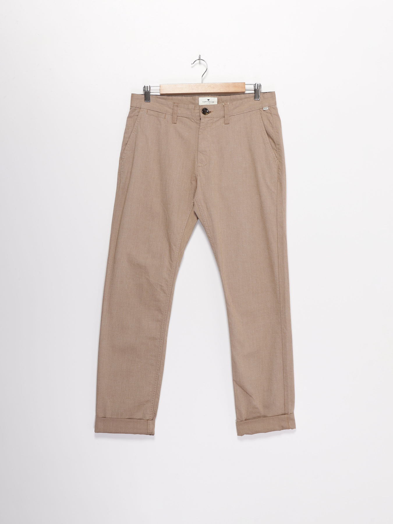 Штани Tom Tailor модель 1017106.XX.10_бежевий Фото