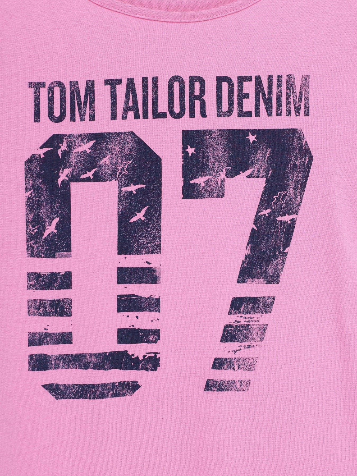 Футболки и поло Tom Tailor модель 1018603.XX.71_рожевий з т.синім Фото