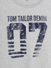 Футболки і поло Tom Tailor модель 1018603.XX.71_сірий з т.синім Фото