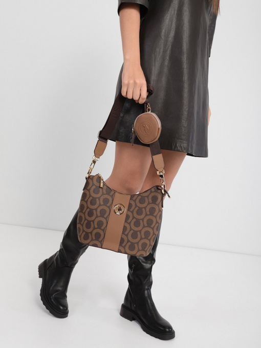 Сумки US Polo модель US21549 BROWN-L.BROWN Фото