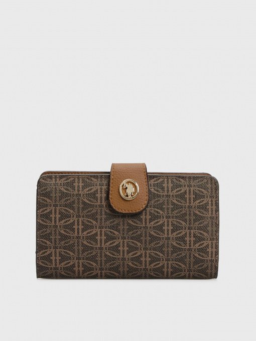 Гаманці US Polo модель USC21884 BROWN-BROWN Фото