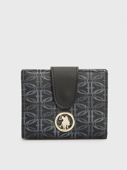 Гаманці US Polo модель USC21892 BLACK-BLACK Фото