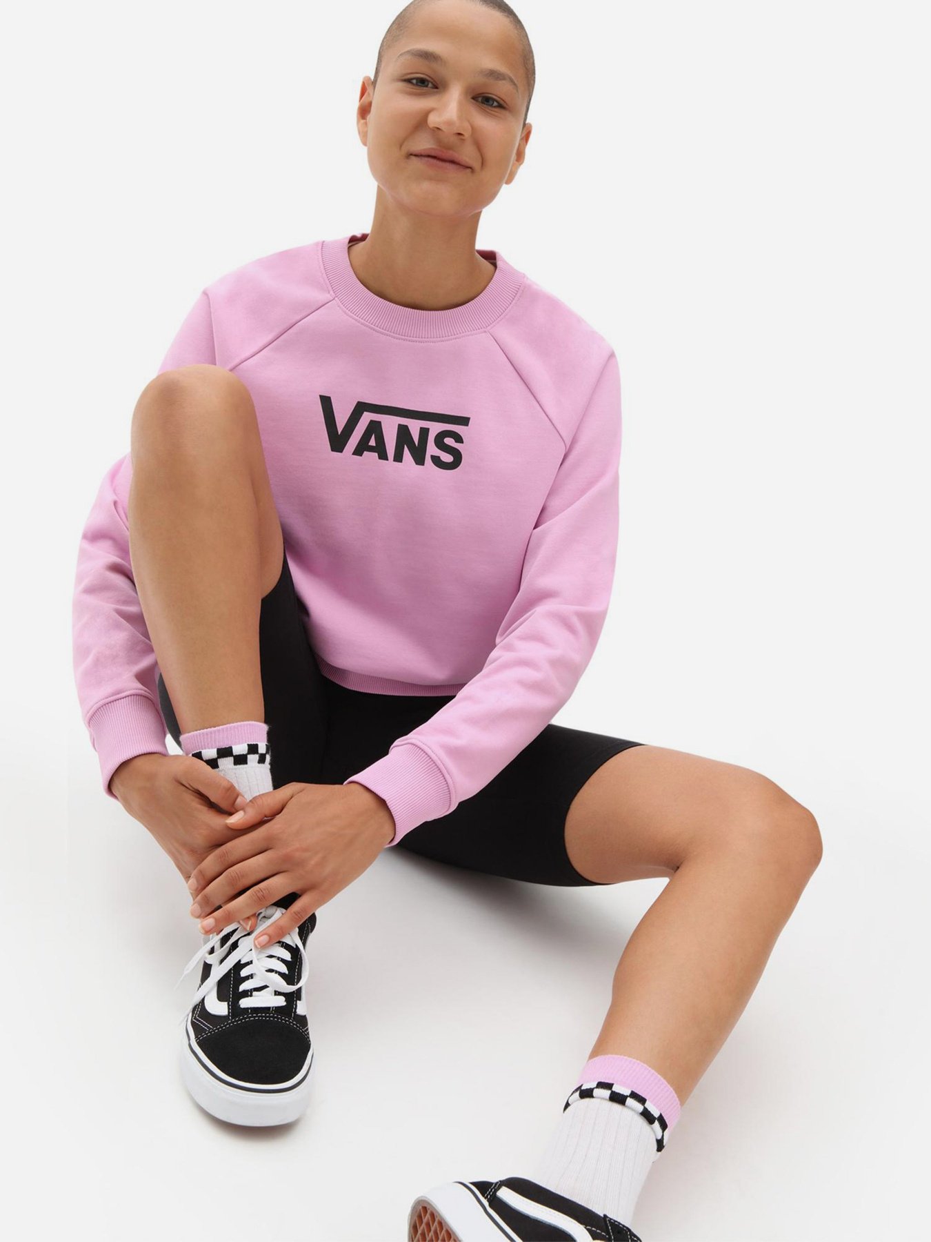 Худи и свитшоты Vans Flying V FT Boxy Crew модель VN0A47TH0FS1 Худи и свитшоты Vans Flying V FT Boxy Crew модель VN0A47TH0FS1 Фото