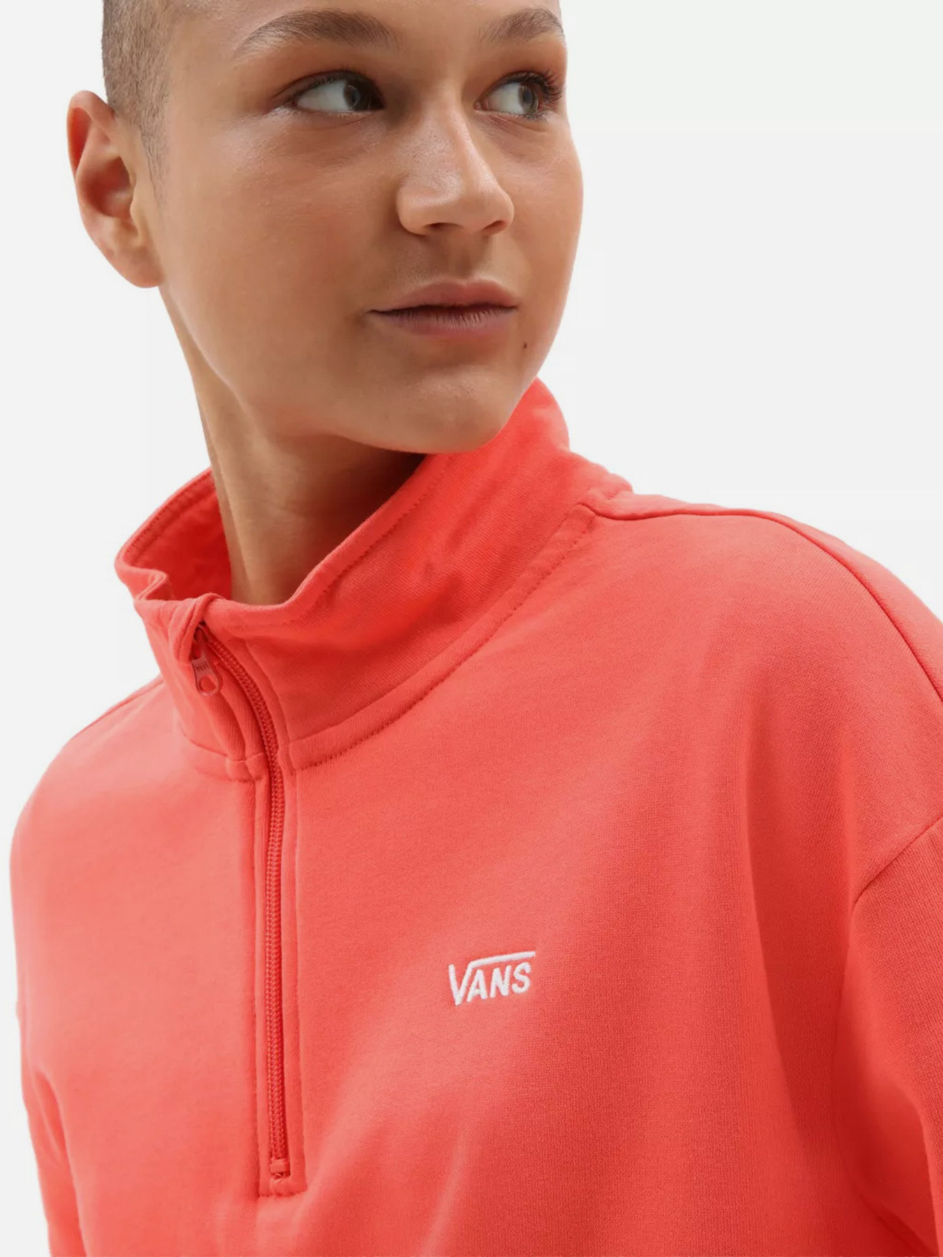 Худи и свитшоты Vans Left Chest Half Zip модель VN0A4R97LM31 Худи и свитшоты Vans Left Chest Half Zip модель VN0A4R97LM31 Фото