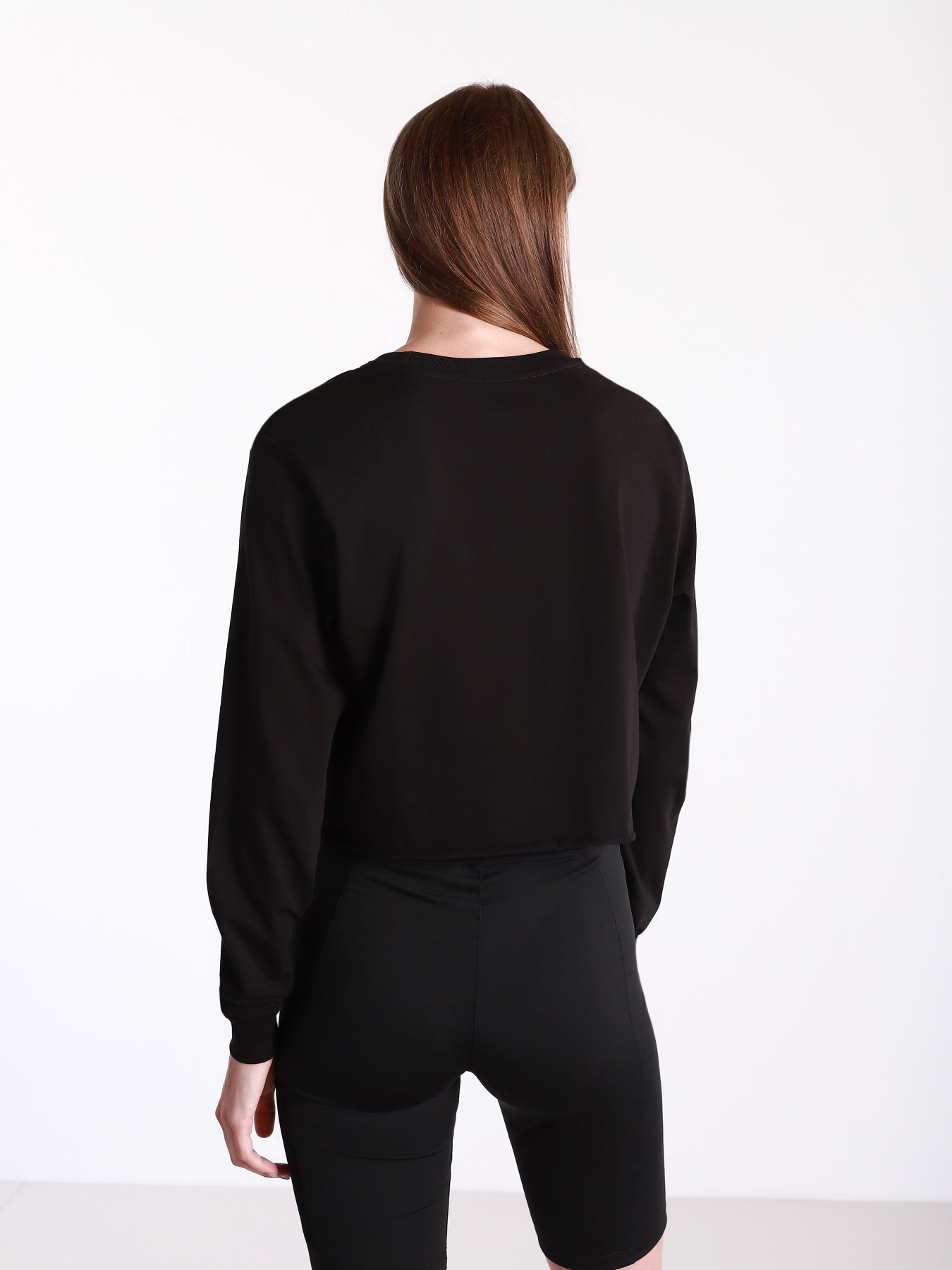 Худі та світшоти Vans Junior V Long Sleeve Cropped модель VN0A4OUQBLK1 Фото