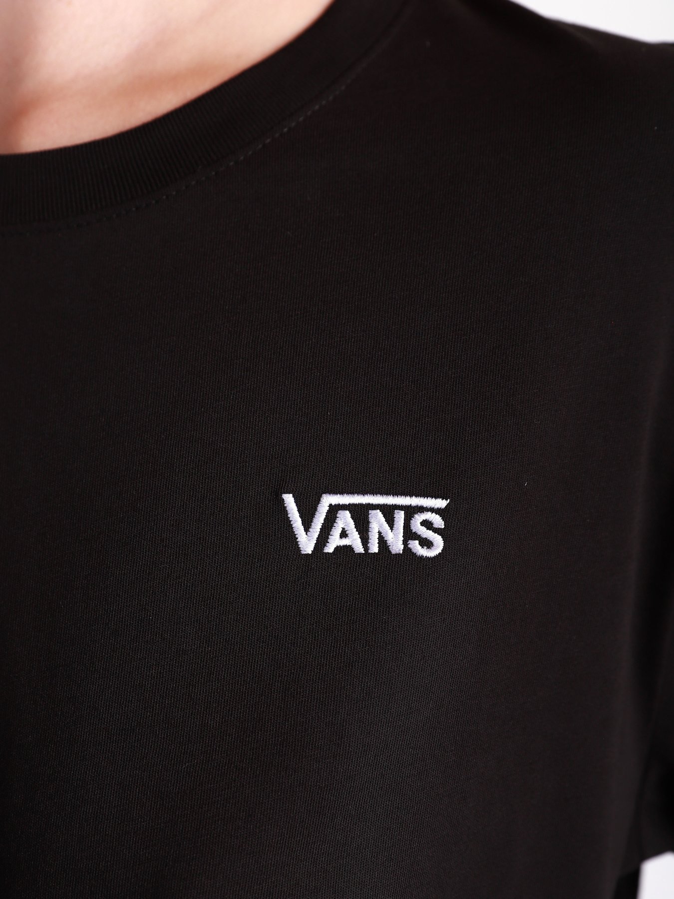 Худі та світшоти Vans Junior V Long Sleeve Cropped модель VN0A4OUQBLK1 Фото