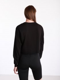 Худі та світшоти Vans Junior V Long Sleeve Cropped модель VN0A4OUQBLK1 Фото