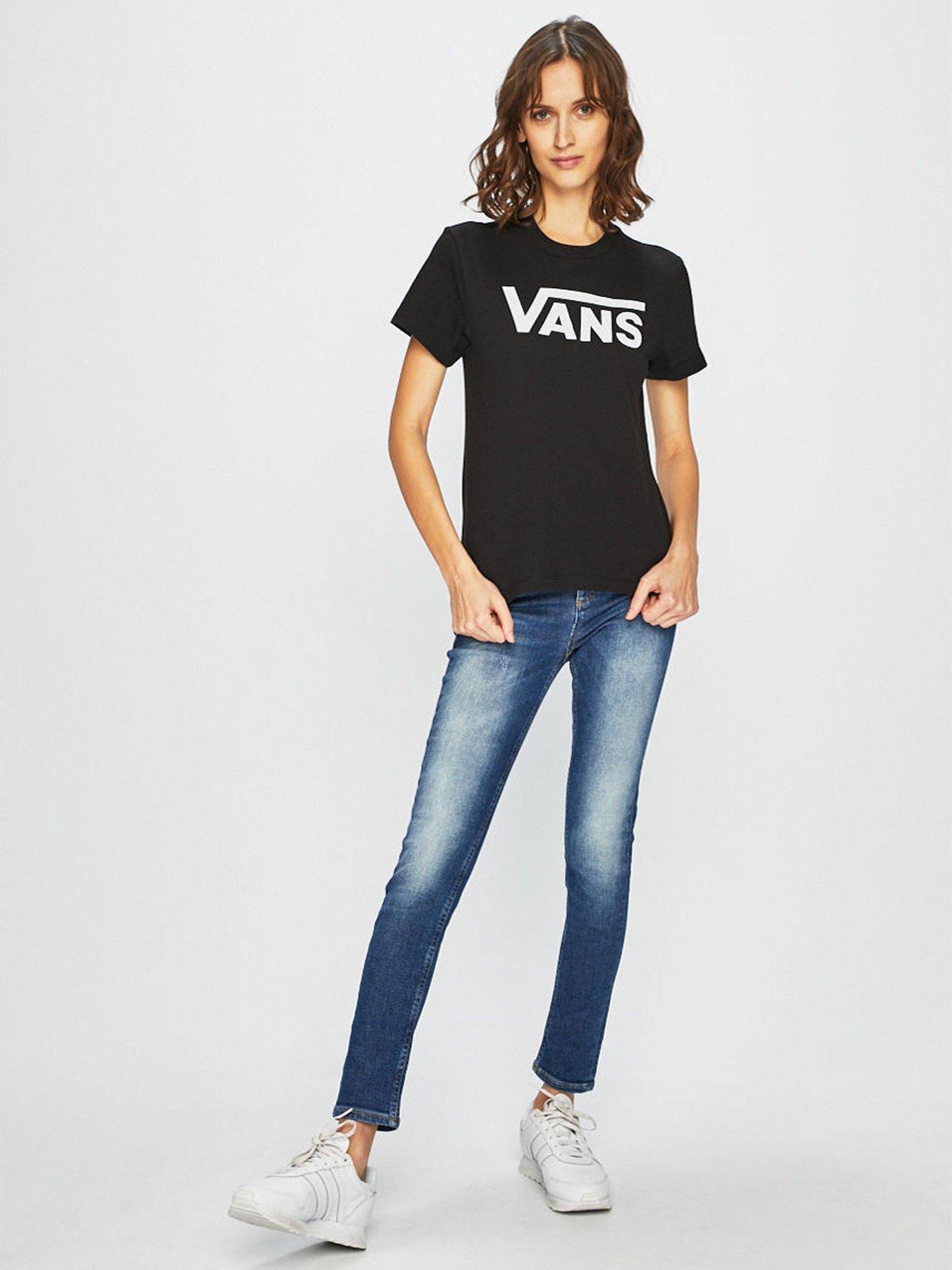 Футболки і поло Vans Flying V Crew модель VN0A3UP4BLK1 Фото