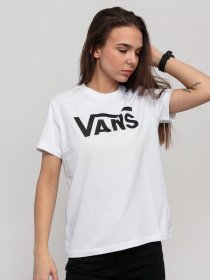 Футболки і поло Vans Flying V Crew модель VN0A3UP4WHT1 Фото