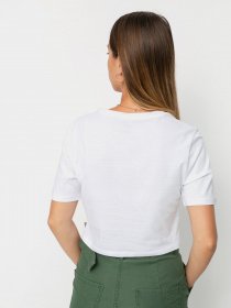 Футболки і поло Vans Flying V Crop Crew Sport модель VN0A54QUWHT1 Фото