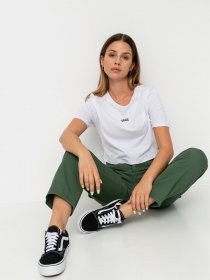 Футболки і поло Vans Flying V Crop Crew Sport модель VN0A54QUWHT1 Фото