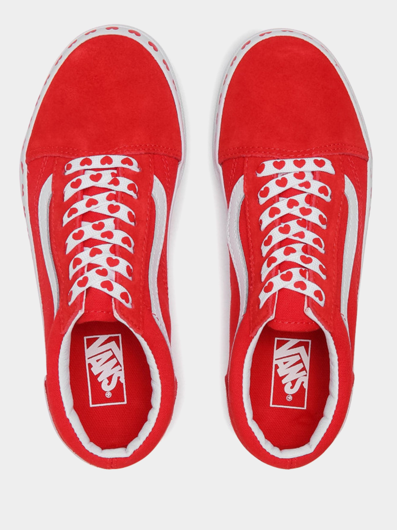 Кеди Vans Heart Foxing Kids Old Skool модель VN0A4UHZ30V1 Кеди Vans Heart Foxing Kids Old Skool модель VN0A4UHZ30V1 Фото
