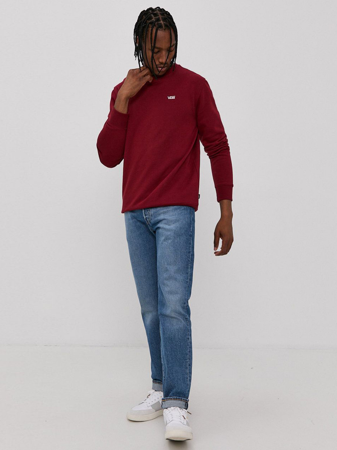 Худі та світшоти Vans Basic Crew Fleece модель VN0A3HQ1ZBS1 Худі та світшоти Vans Basic Crew Fleece модель VN0A3HQ1ZBS1 Фото