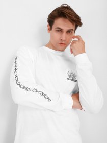 Худи и свитшоты Vans x SpongeBob Skull LS модель VN0A5KCUZAU1 Фото