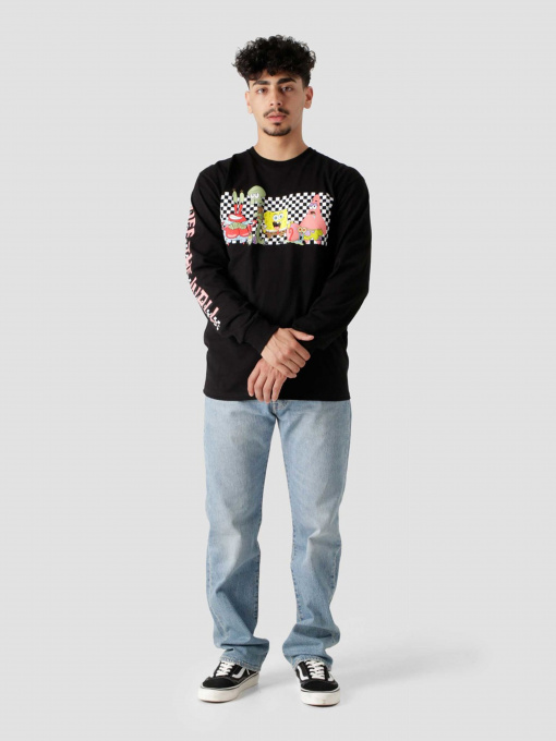Худи и свитшоты Vans x SpongeBob Characters LS модель VN0A5KCSZAT1 Фото