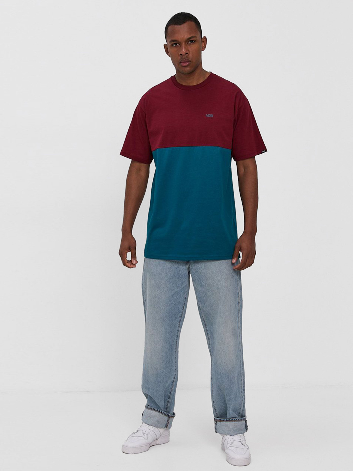 Футболки і поло Vans Colorblock Tee модель VN0A3CZDZ921 Фото