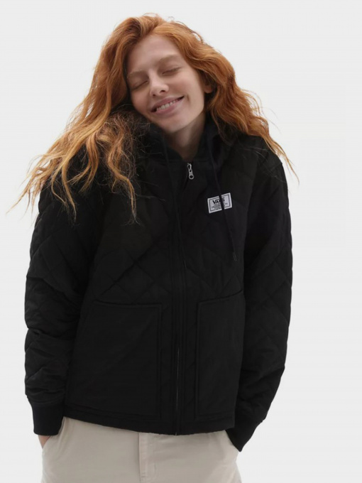 Куртки и дубленки Vans Boom Boom 66 Hood Bomber модель VN0A5JH1BLK1 Фото