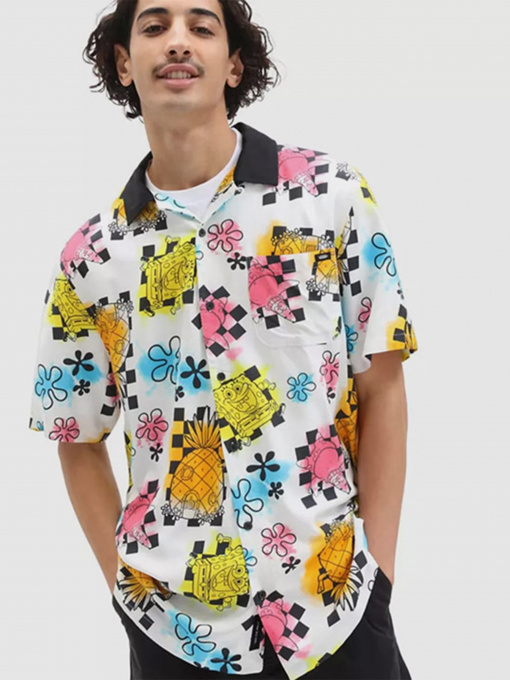 Рубашки Vans x SpongeBob Airbrush Woven модель VN0A5FOOZAS1 Фото