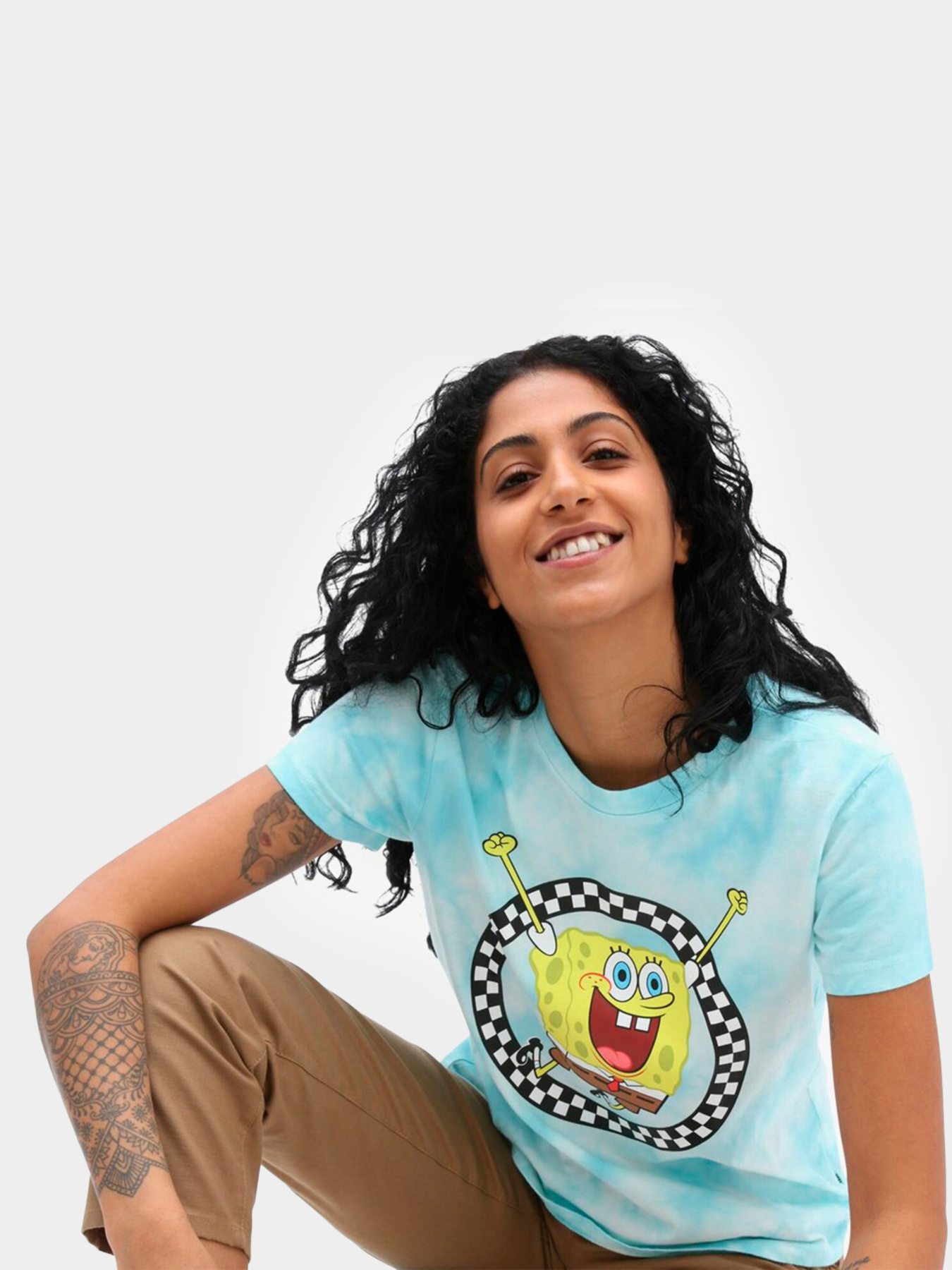 Футболки и поло Vans X SpongeBob Jump Out Crew Tee модель VN0A5I3AYZM1 Футболки и поло Vans X SpongeBob Jump Out Crew Tee модель VN0A5I3AYZM1 Фото