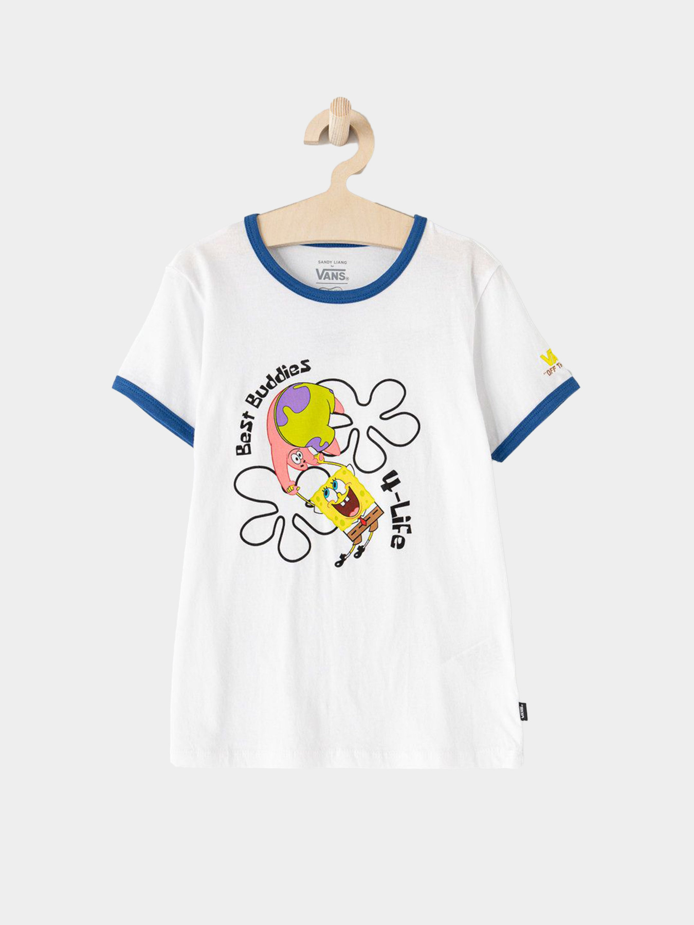 Футболки і поло Vans x SpongeBob Best Buddies Ringer модель VN0A5GUUYZ01 Фото