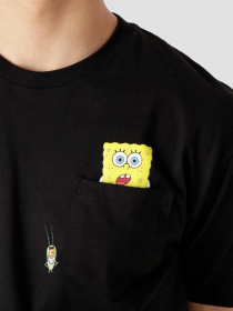 Футболки и поло Vans x SpongeBob  Spotlight Pocket Ss модель VN0A5KCXZAX1 Фото