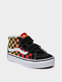 Кеды Vans Flame Logo Repeat Sk8-Mid Reissue модель VN0A38HHABX1 Фото