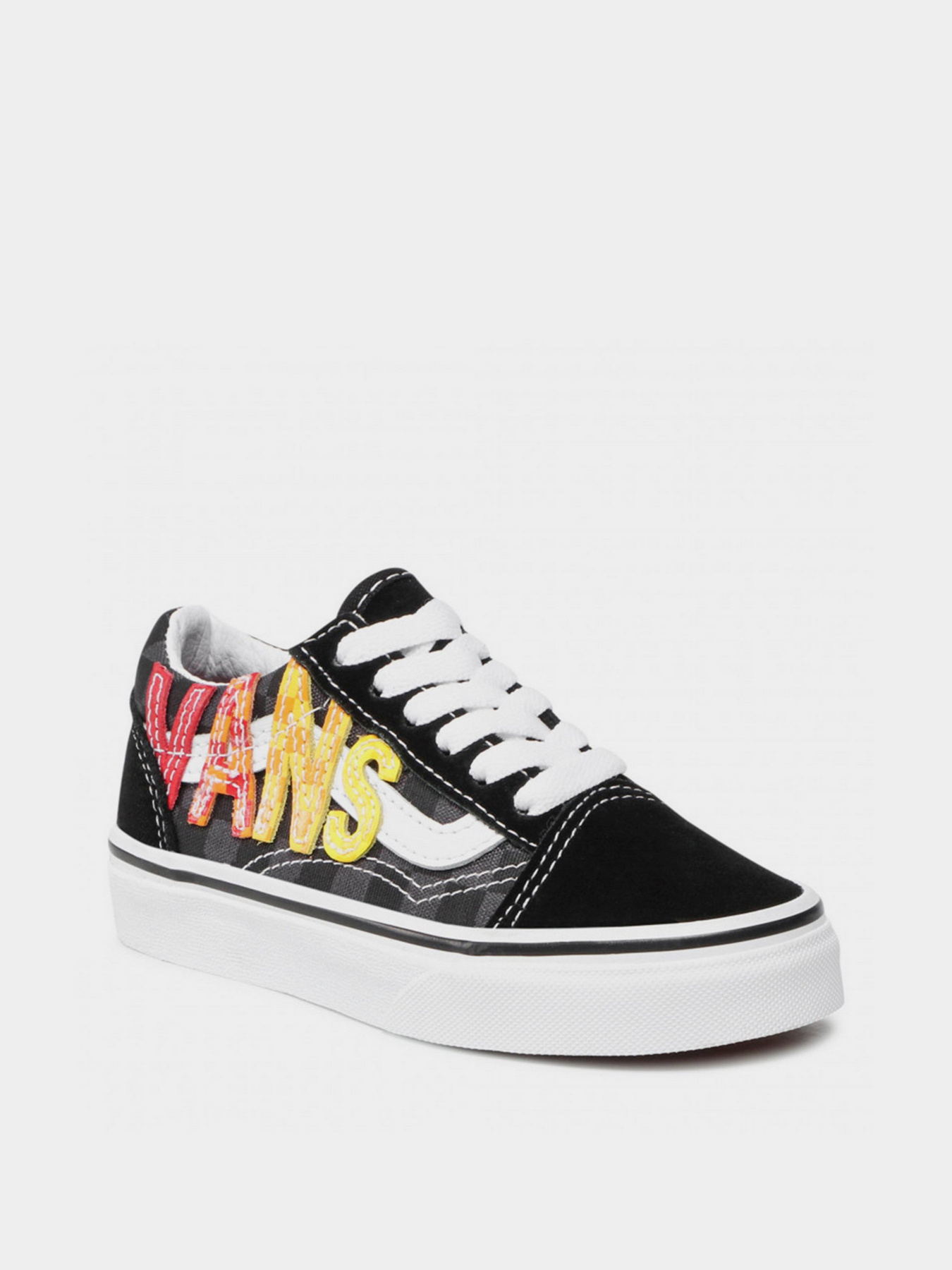 Кеды Vans Flame Logo Repeat Old Skool модель VN0A7Q5FABX1 Кеды Vans Flame Logo Repeat Old Skool модель VN0A7Q5FABX1 Фото