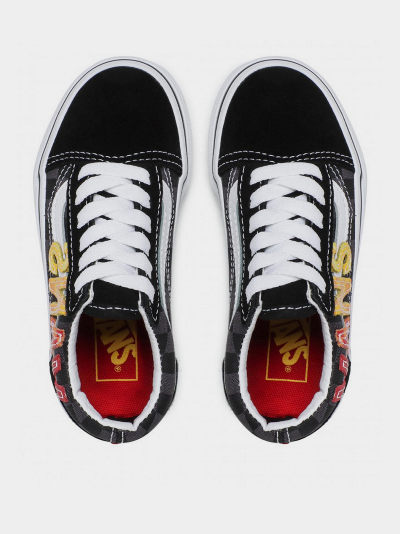 Кеды Vans Flame Logo Repeat Old Skool модель VN0A7Q5FABX1 Кеды Vans Flame Logo Repeat Old Skool модель VN0A7Q5FABX1 Фото