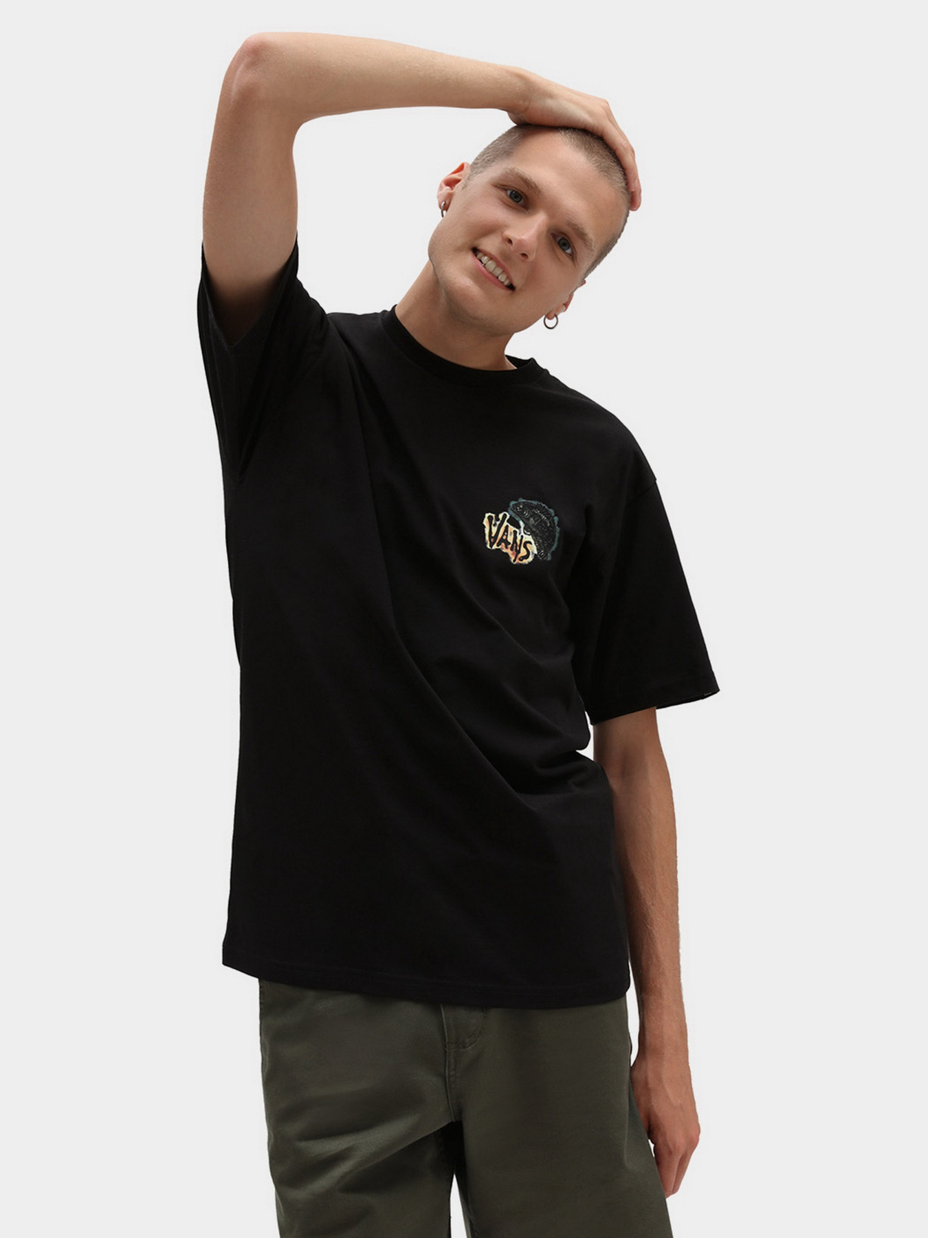 Футболки и поло Vans Bottom Feeder Ss модель VN0A7PLOBLK1 Футболки и поло Vans Bottom Feeder Ss модель VN0A7PLOBLK1 Фото