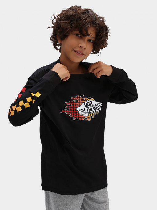 Худи и свитшоты Vans Flame модель VN0A7TV1BLK1 Фото