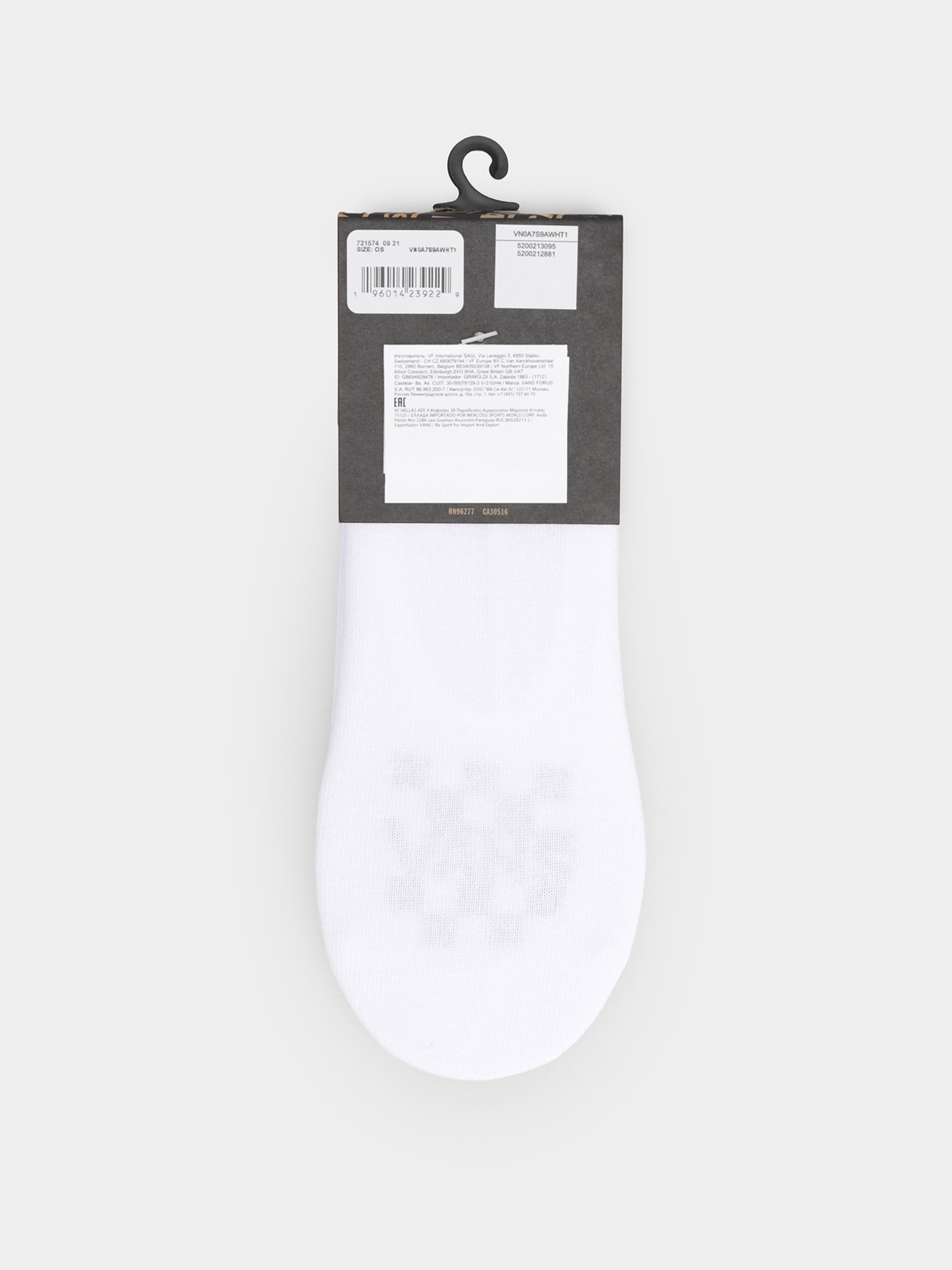 Шкарпетки та гольфи Vans Classic Canoodle модель VN0A7S9AWHT1 Фото