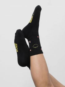 Носки и гольфы Vans Embroidered Crew модель VN0A7RYPBLK1 Фото