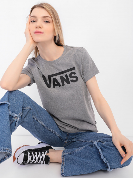 Футболки і поло Vans Flying V Crew модель VN0A3UP4GRH1 Фото