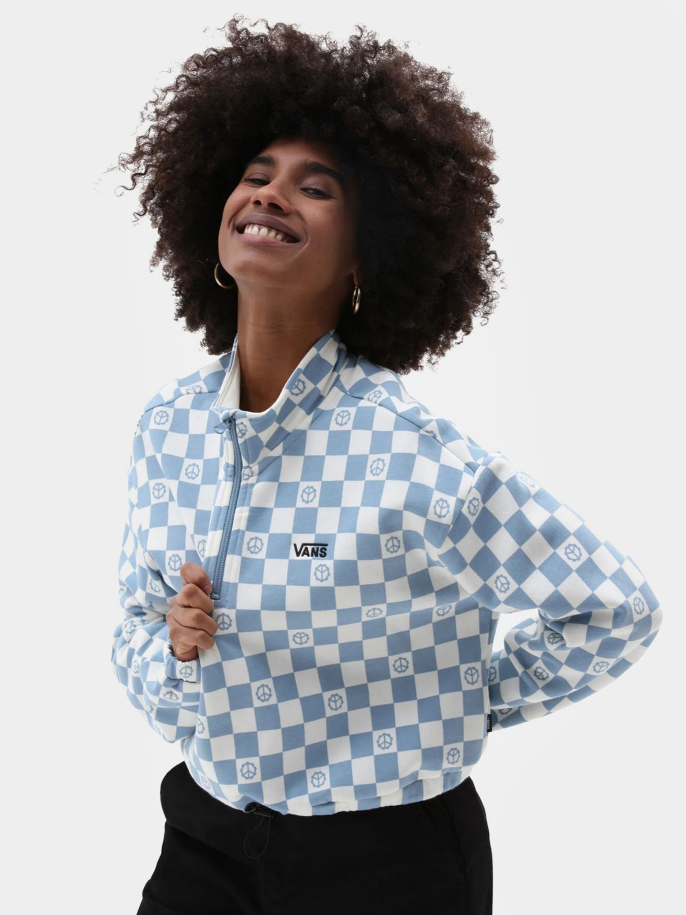 Худи и свитшоты Vans Kadin Mavi модель VN0A7YK4BD21 Фото