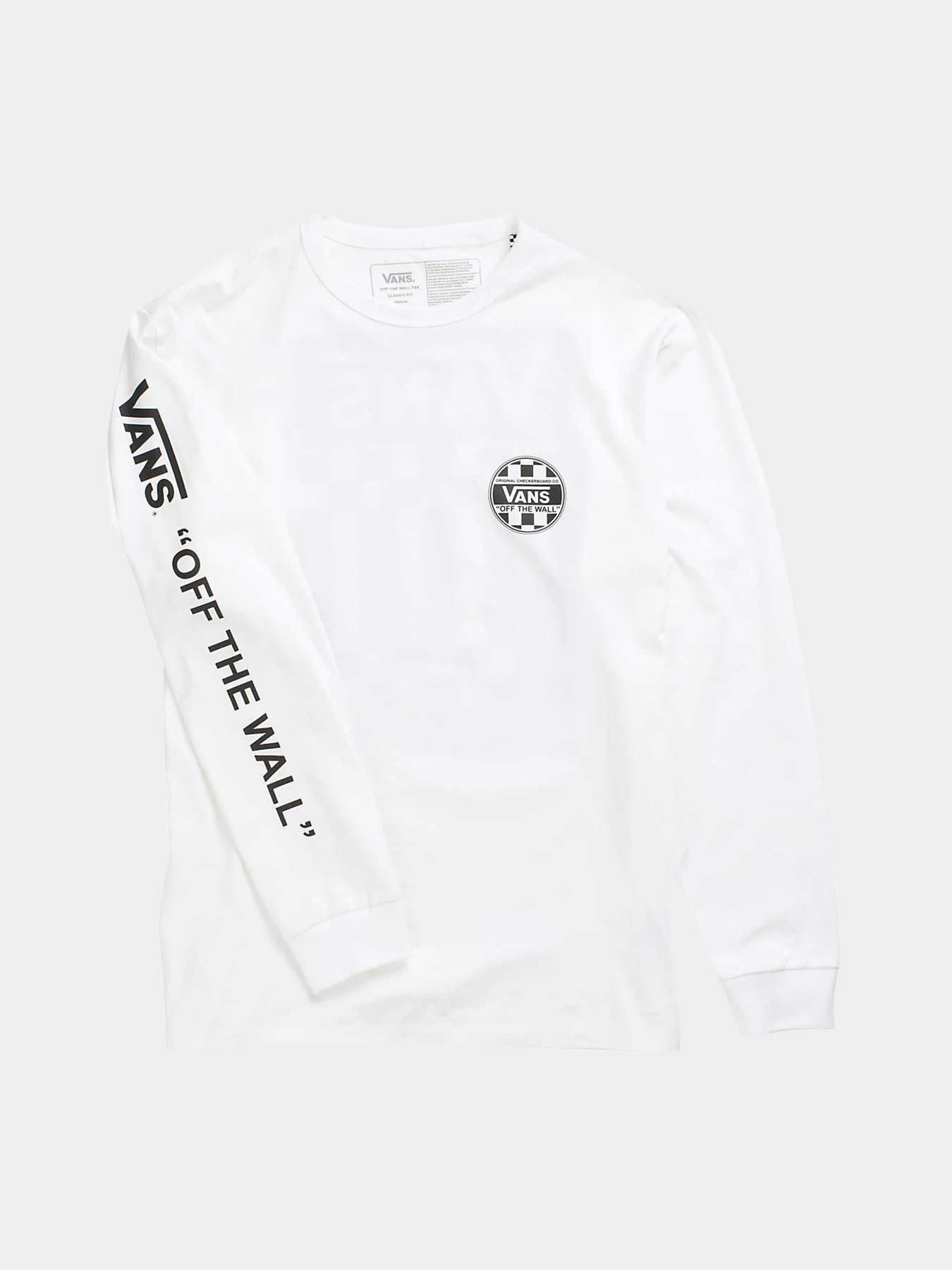 Худи и свитшоты Vans Off The Wall Check модель VN0A7S6ZWHT1 Фото