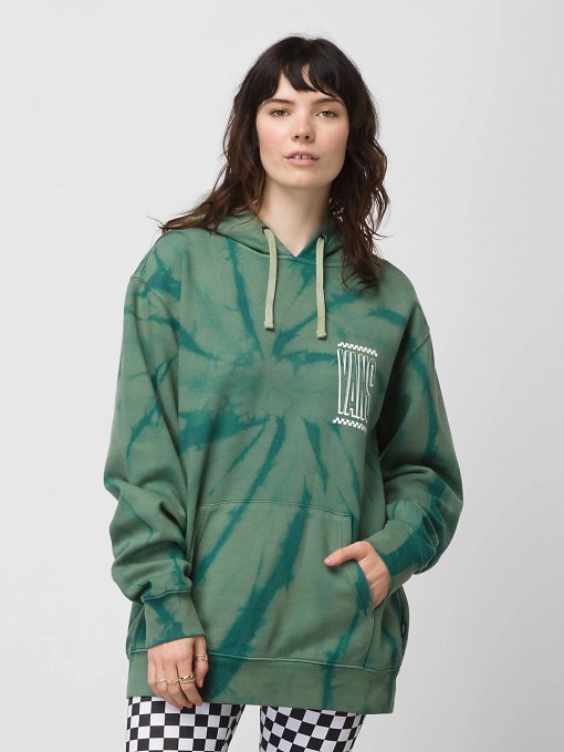 Худи и свитшоты Vans Tall Type Tie Dye модель VN0A7S8CY8U1 Фото
