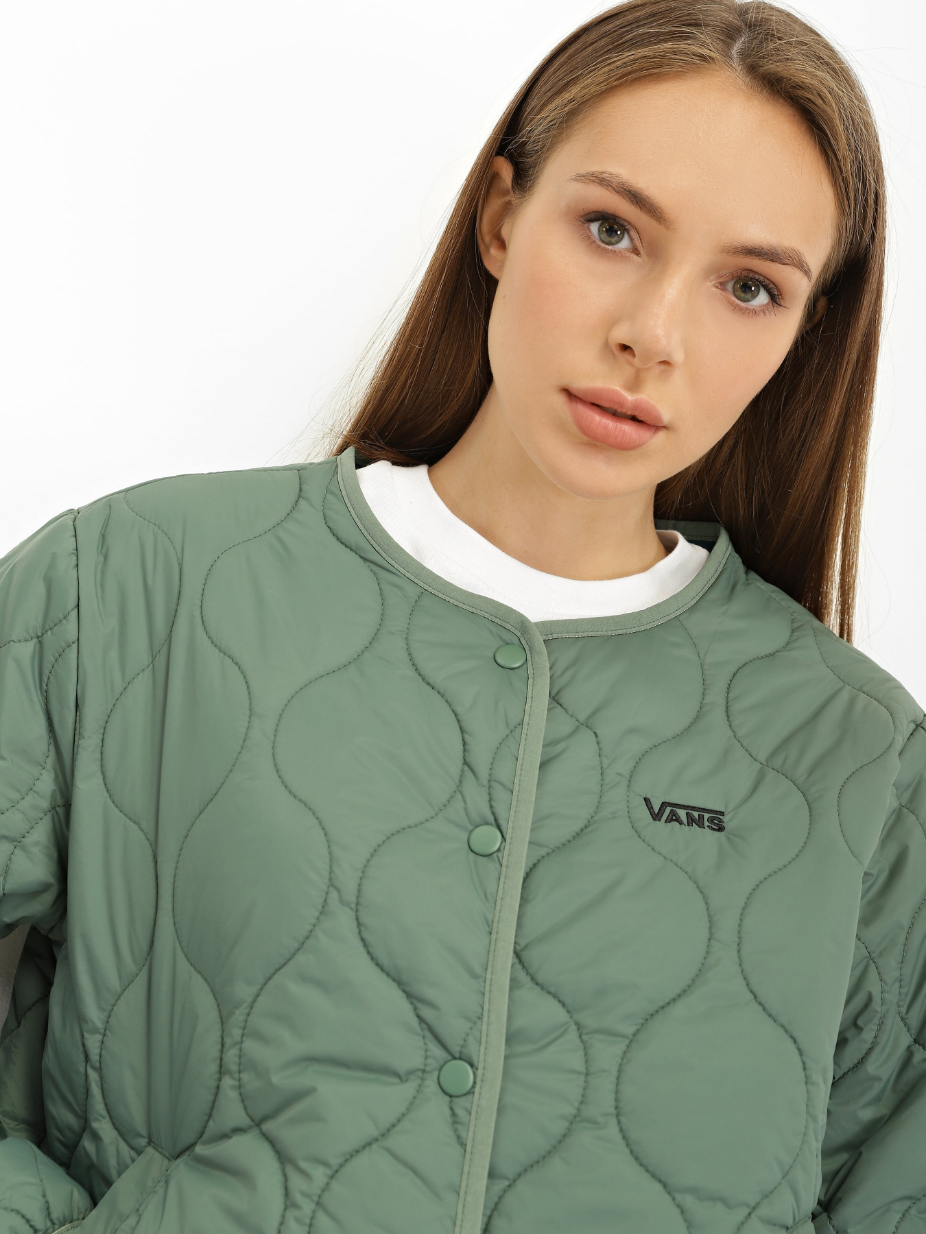 Куртки та дублянки Vans Short Reversible Liner модель VN0A7RNGYQW1 Фото