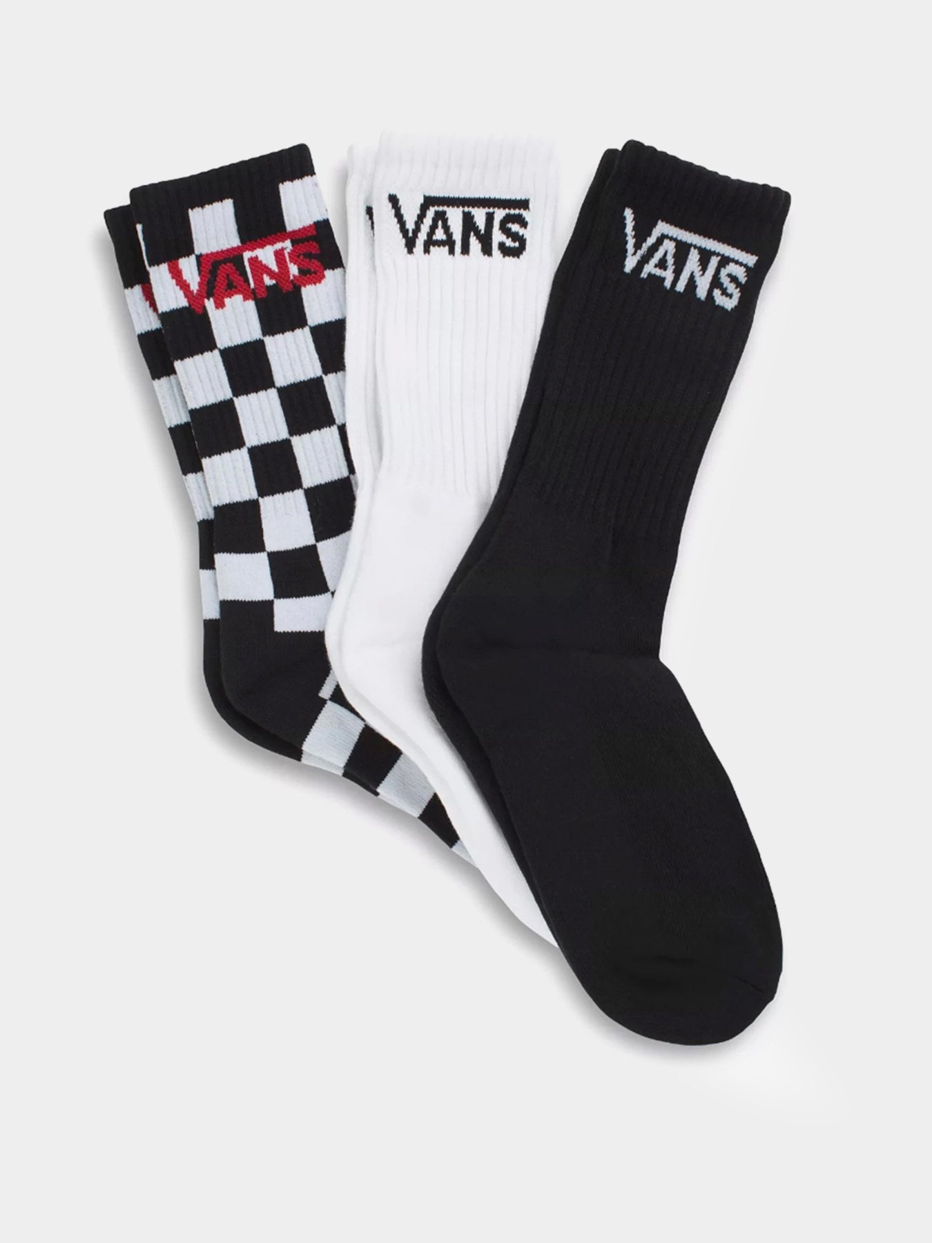 Носки и гольфы Vans Classic Crew Sock 3-Pack модель VN000YBRBKC1 Фото