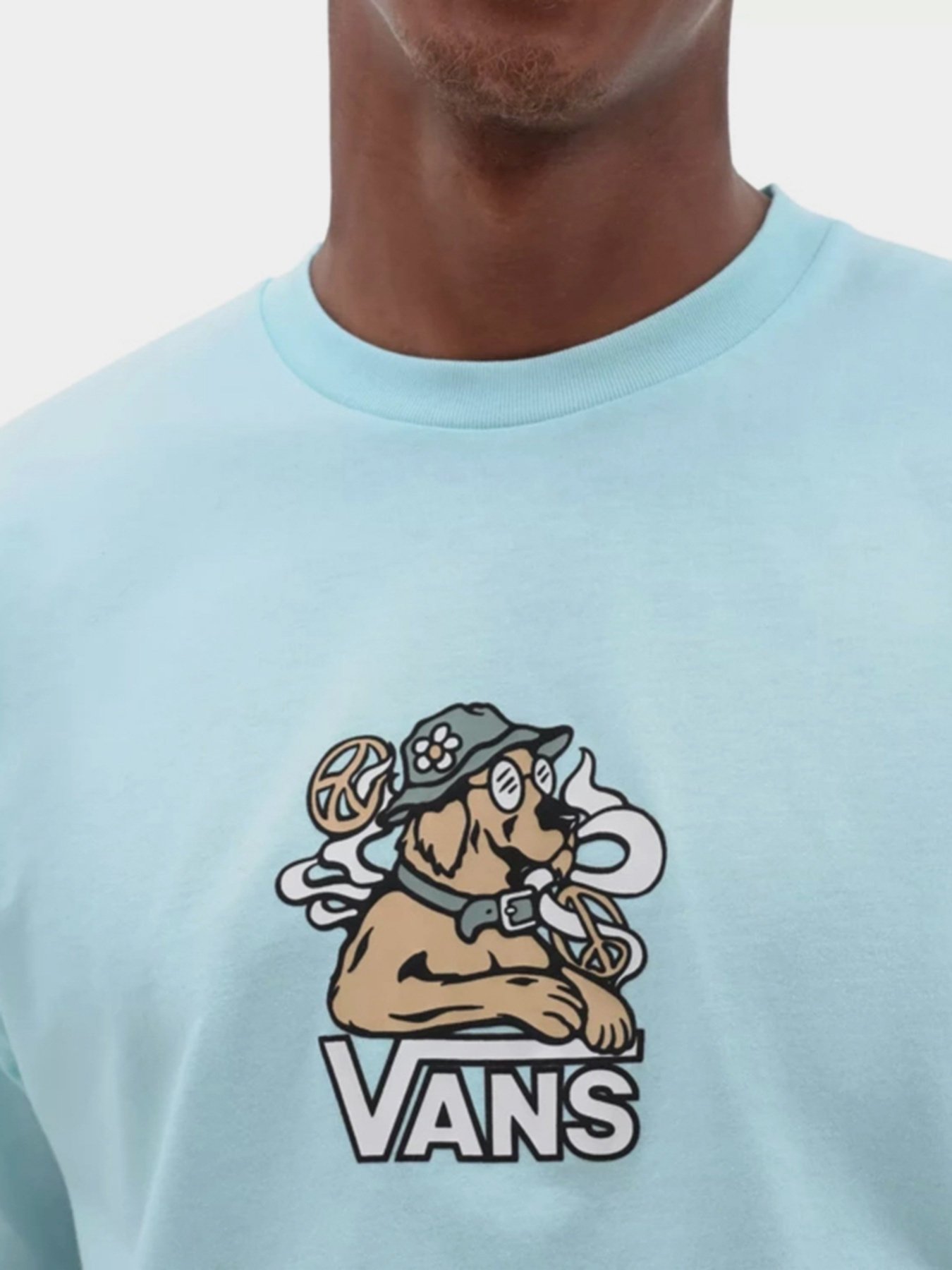 Футболки і поло Vans Peace Pup модель VN0006DEG5O1 Футболки і поло Vans Peace Pup модель VN0006DEG5O1 Фото