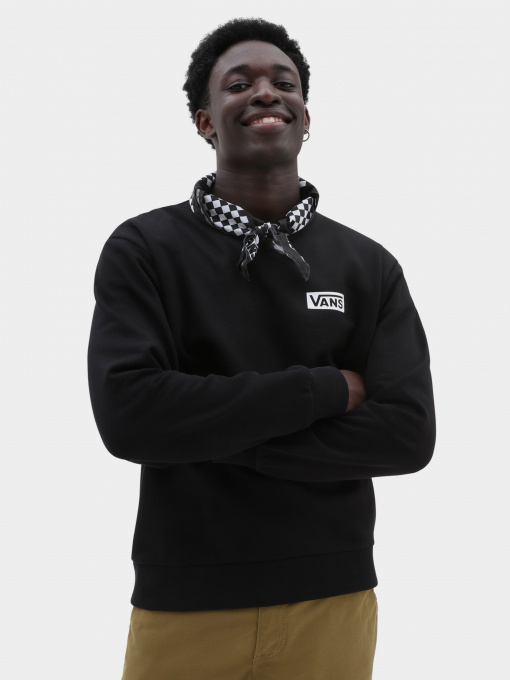 Худі та світшоти Vans RELAXED FIT CREW модель VN0007FPBLK1 Фото