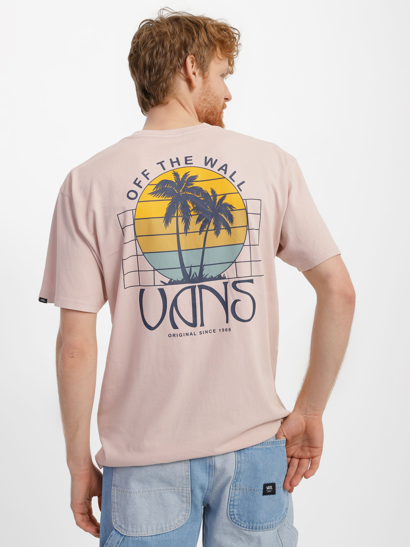 Футболки і поло Vans Sunset Dual Palm Vintage модель VN0006CHBQL1 Футболки і поло Vans Sunset Dual Palm Vintage модель VN0006CHBQL1 Фото