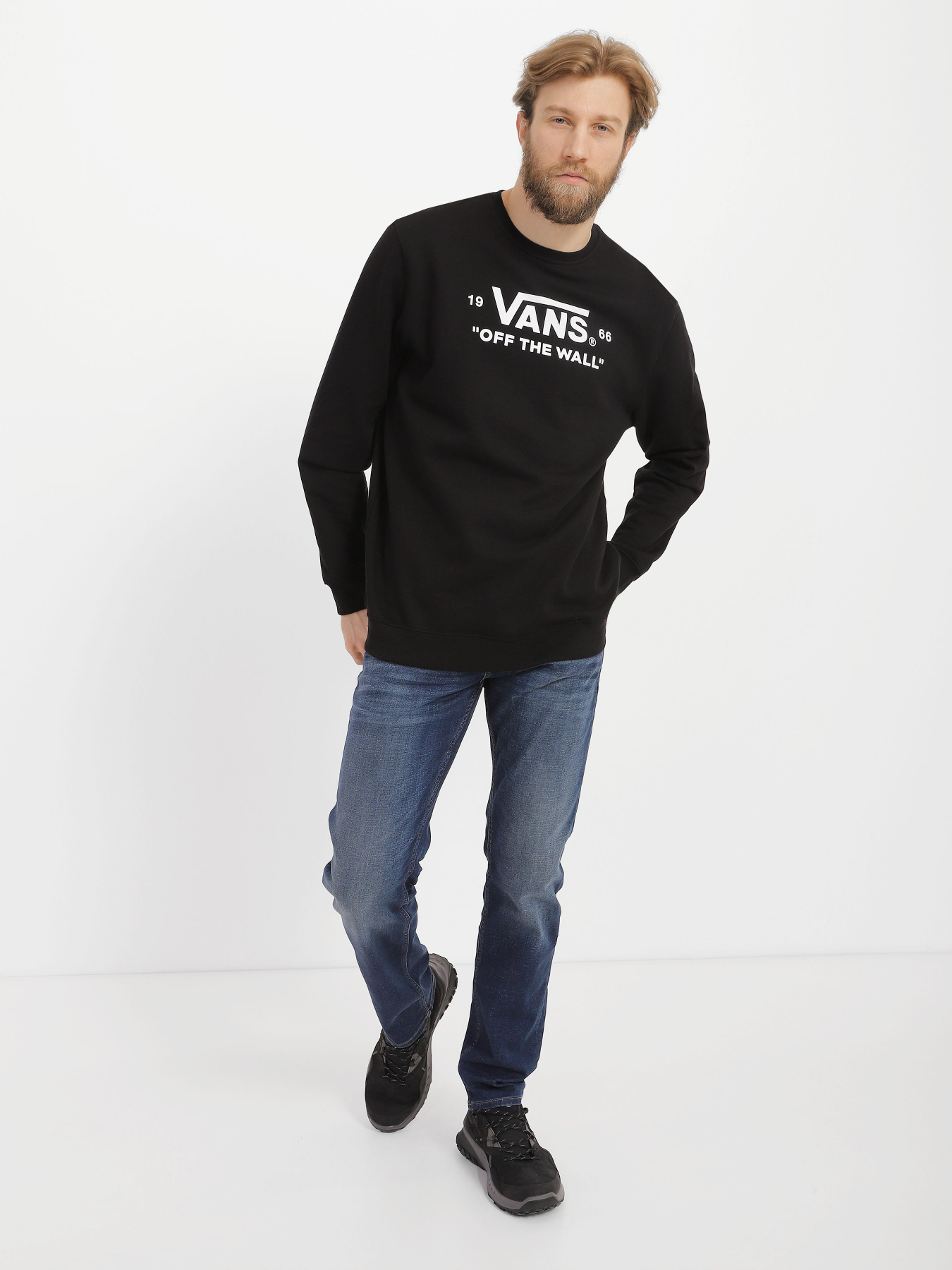 Худі та світшоти Vans Mini Otw Crew-B модель VN0A5LOEBLK1 Фото