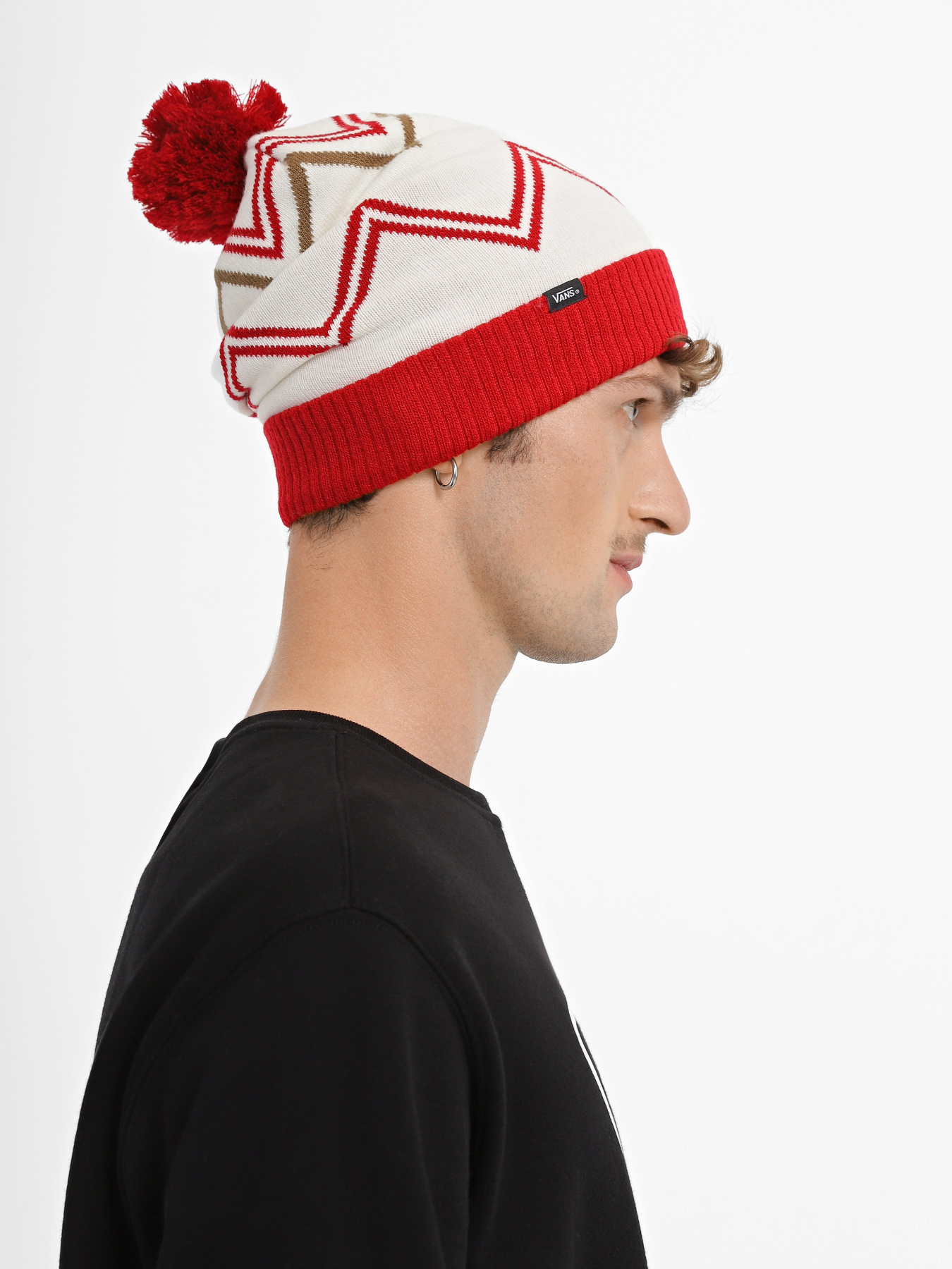 Шапки та кепки Vans Off Wall Pom Beanie модель VN0A2YR714A1 Фото