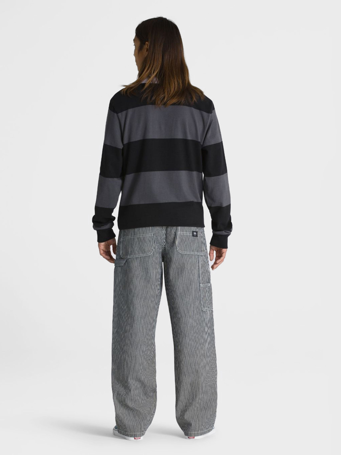 Брюки Vans Drill Chore Loose Tapered Carpenter Hickory Stripe модель VN0008NCIND1 Фото