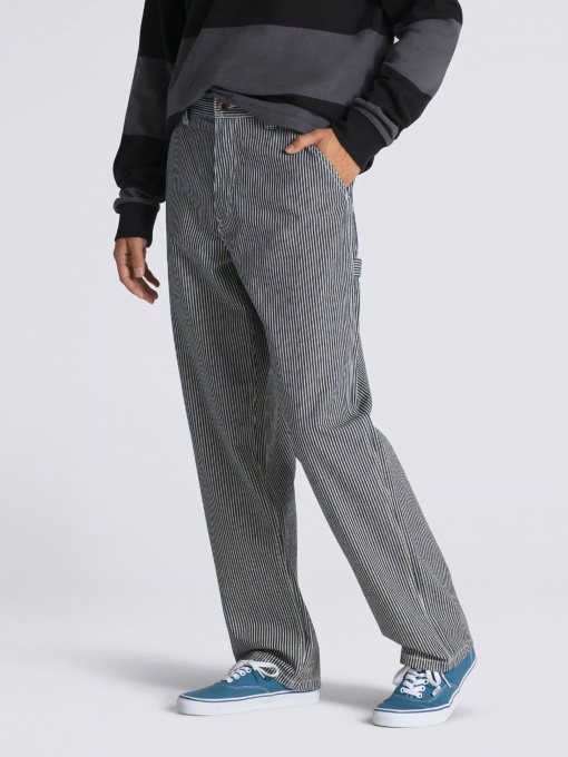 Брюки Vans Drill Chore Loose Tapered Carpenter Hickory Stripe модель VN0008NCIND1 Фото