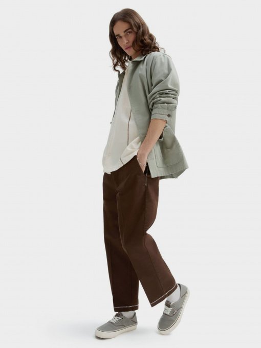Брюки Vans Mikey February Authentic Relaxed Cropped Chino модель VN000C9Q3N11 Фото