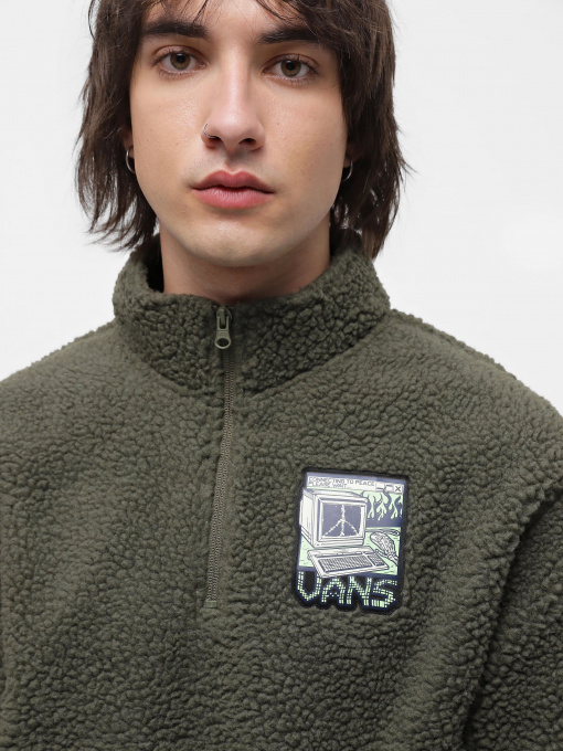 Худі та світшоти Vans Martin Sherpa Q Zip Sherpa Fleece модель VN00069BKCZ1 Фото