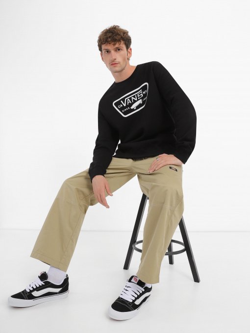 Худи и свитшоты Vans Full Patch Crew модель VN0A45CIBLK1 Фото