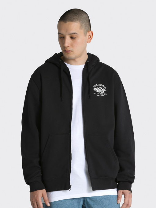Худи и свитшоты Vans Speed Racer Full Zip модель VN0008J1BLK1 Фото